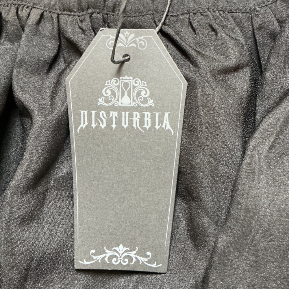 Disturbia Maple Broderie Hem Maxi Skirt Black Size 12 New With Tags - Picture 6 of 7